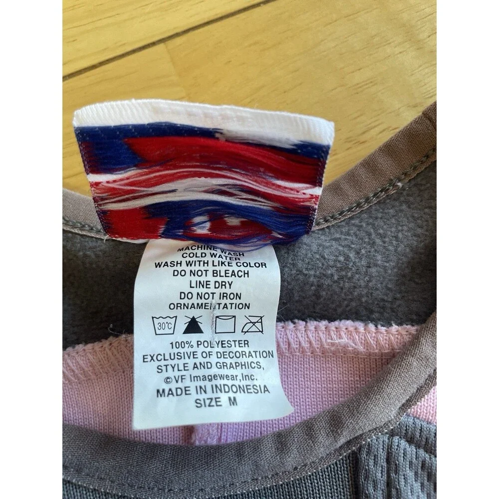 Majestic Womens Size Medium Boston Red Socks Therma Base Pullover Top Gray Pink